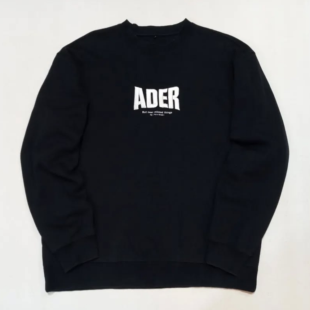 Ssense Ader Error Crew Neck Sweatshirt Size Medium Large